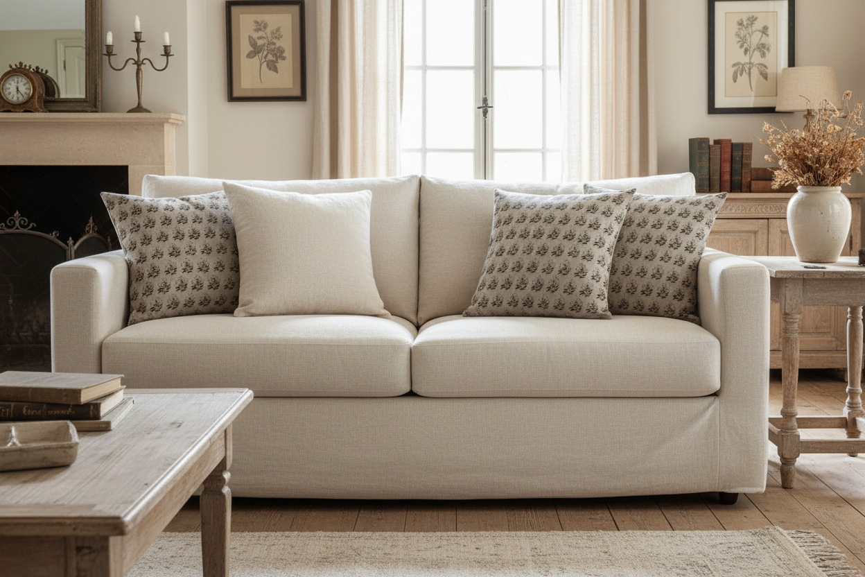 Penny Ditsy Prints Cornforth White Pillow Cover Pillow Covers