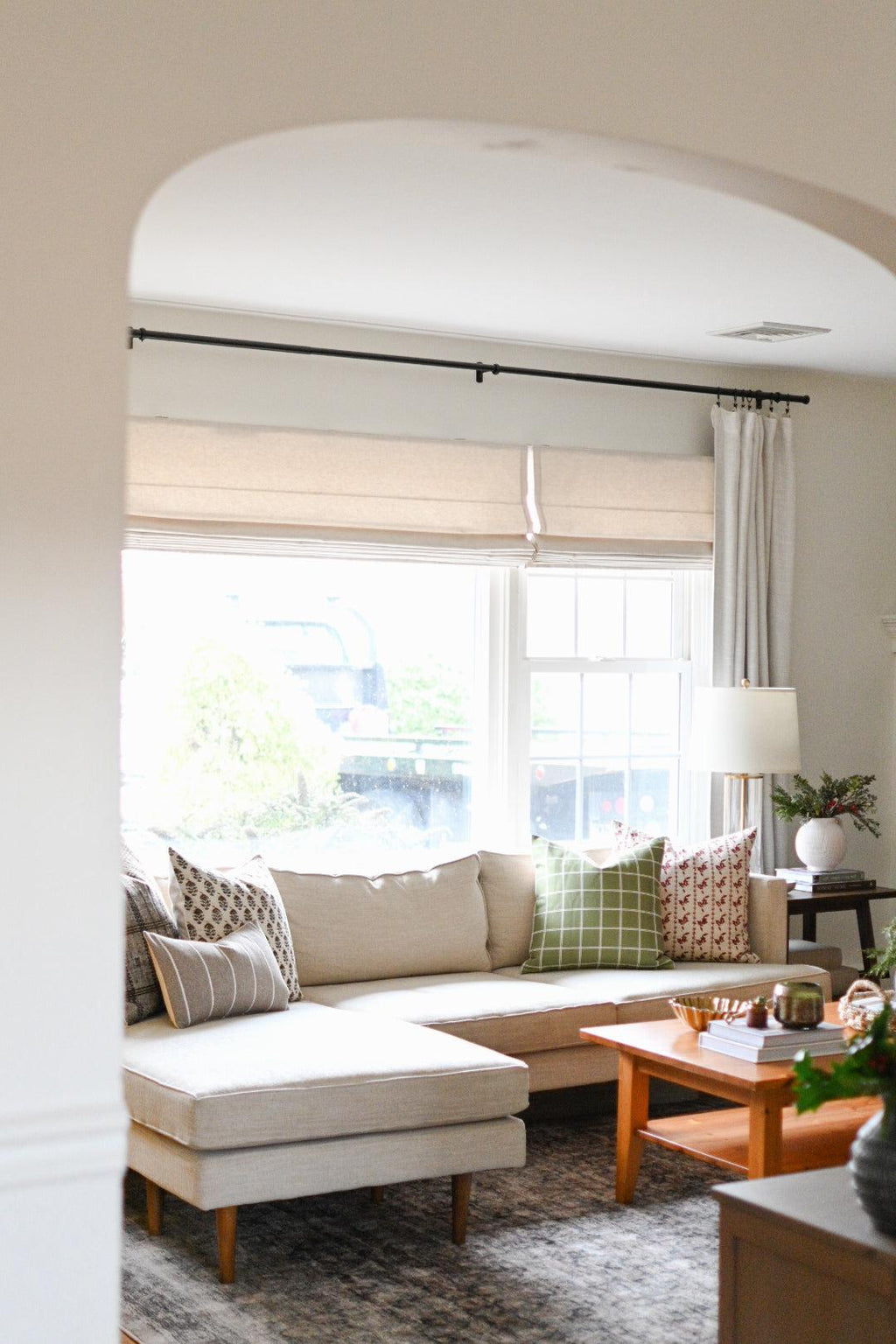 William Ditsy Prints Natural Linen Pillow Cover Pillow Covers