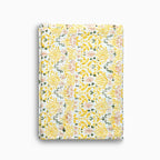 Citrine Floral Block Print Tablecloth