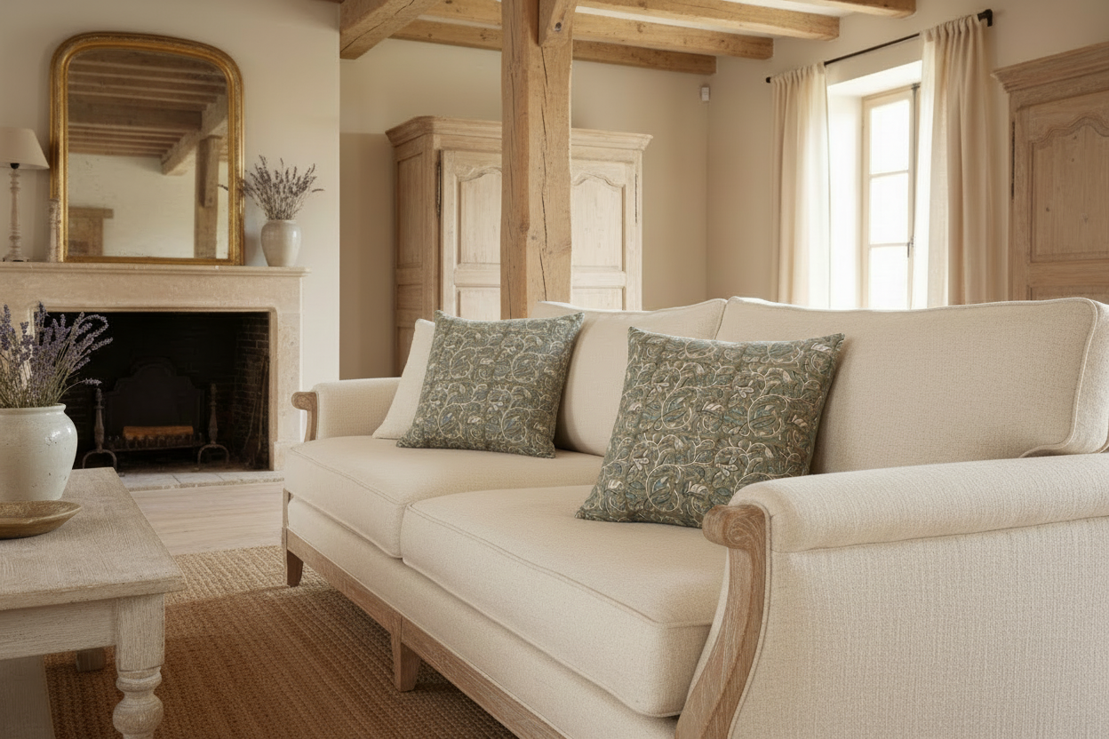 Isabella Botanical Print Sage Pillow Cover