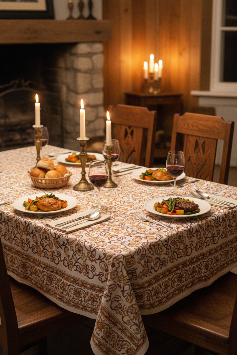 Beck Botanical Print Table Cloth