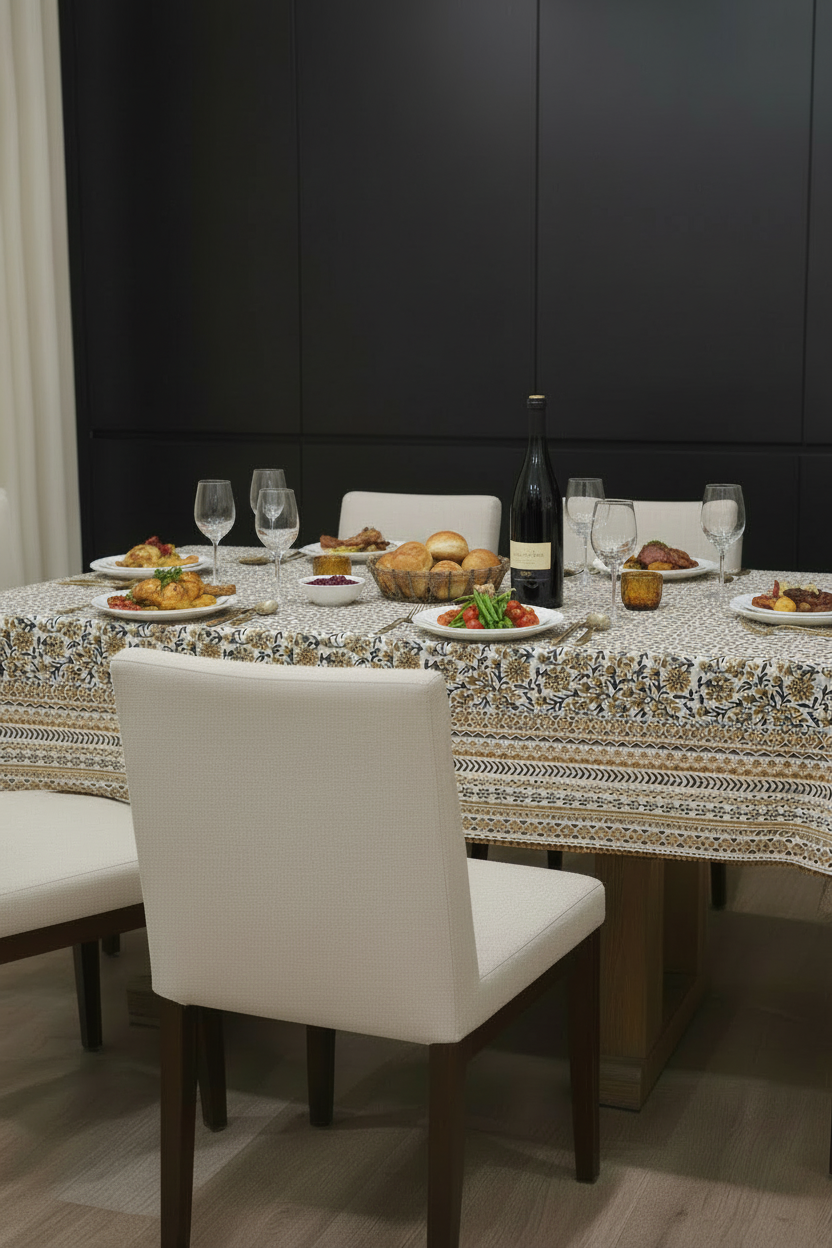 JoJo Botanical Print Table Cloth