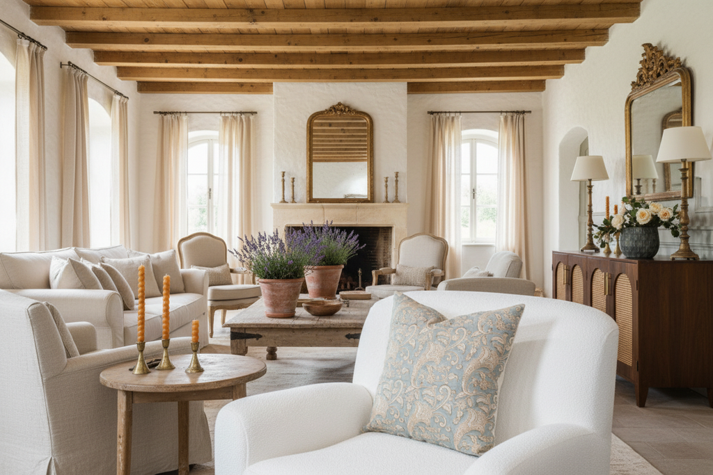 Eulalia Botanical Print Dusty Blue Pillow Cover Pillow Covers