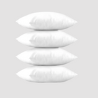 High-quality fiber-filled pillow insert, providing soft yet firm support for couch, bed, or chair pillows. Ideal for adding fullness to any pillow cover.
