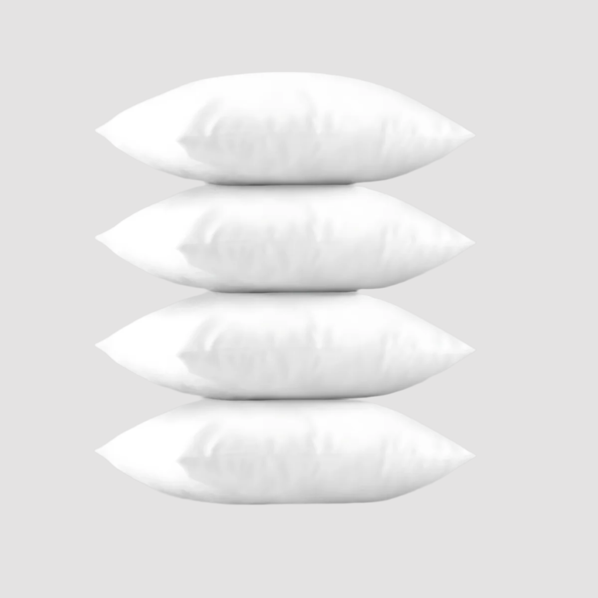 High-quality fiber-filled pillow insert, providing soft yet firm support for couch, bed, or chair pillows. Ideal for adding fullness to any pillow cover.