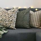 Marlowe Ditsy Prints Dark Green Pillow Cover Pillow Covers