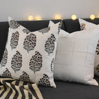 Celina Geometric White Pillow Cover Pillow Covers