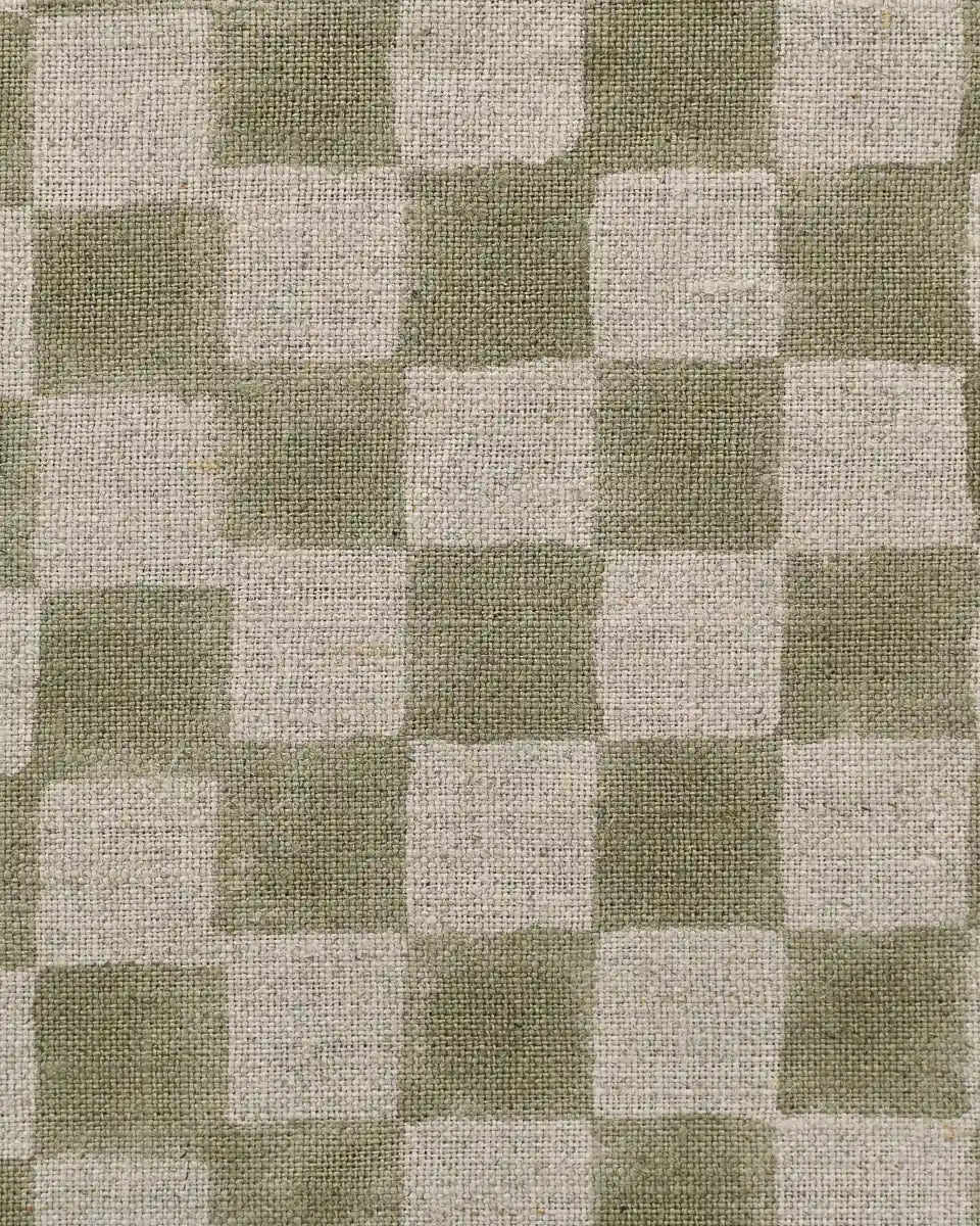 THASSA Indian Hand Block Print Fabric Linen Fabric