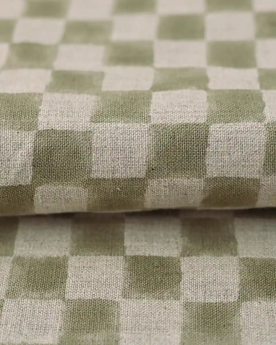 THASSA Indian Hand Block Print Fabric Linen Fabric