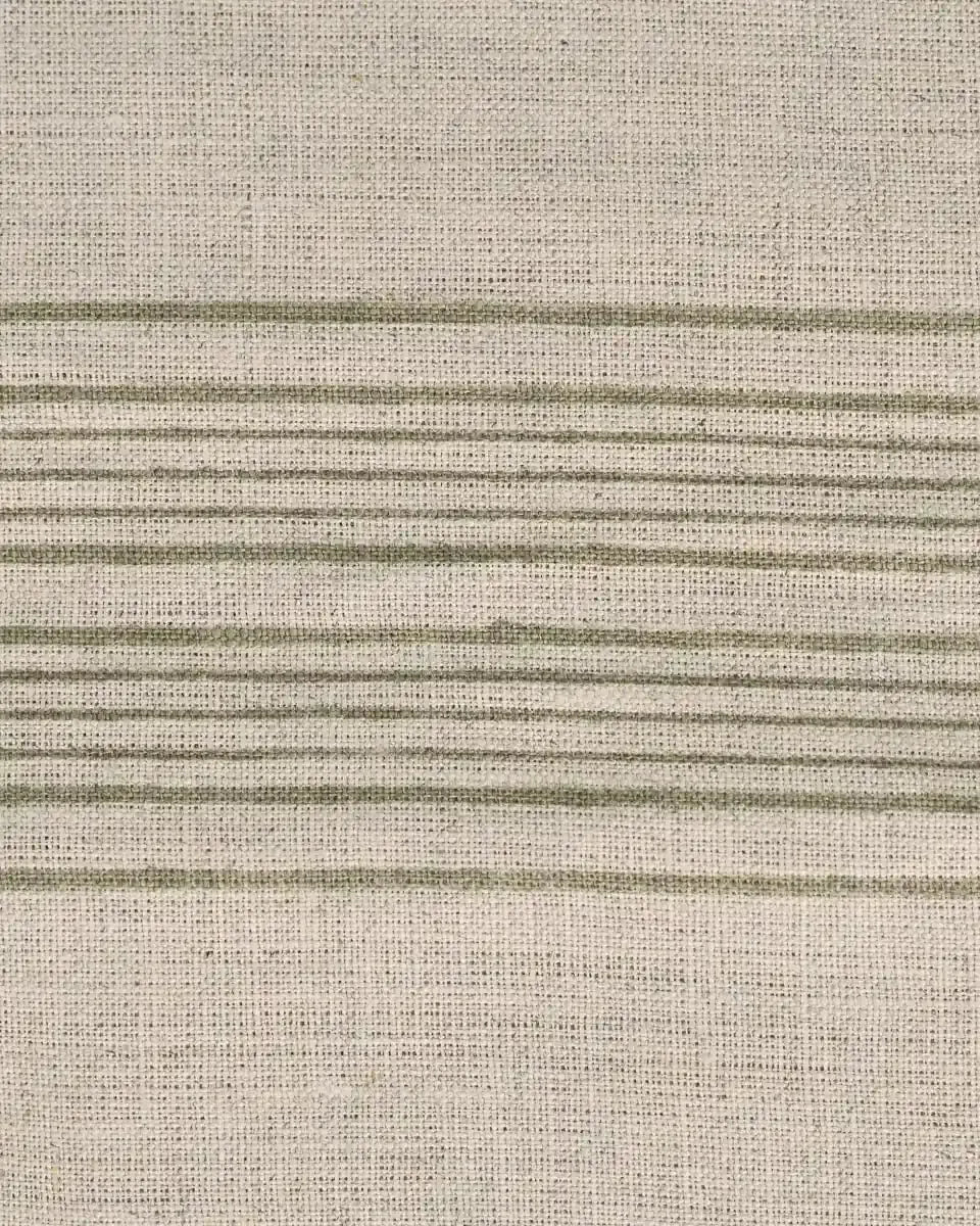 Claura Stripes Hand Block Printed Linen Upholstery Fabric Linen Fabric
