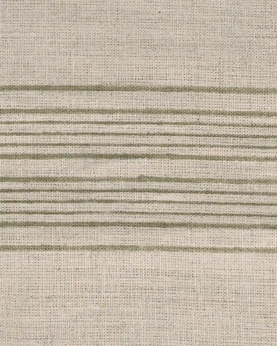 Claura Stripes Hand Block Printed Linen Upholstery Fabric