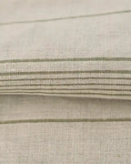 Claura Stripes Hand Block Printed Linen Upholstery Fabric Linen Fabric