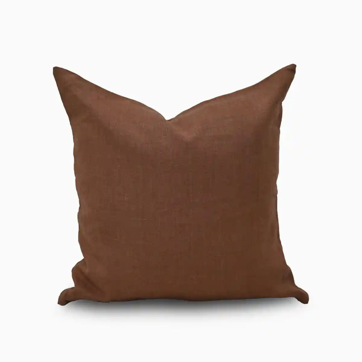 Briar Linen Terracota Pillow Cover Plain Pillow Covers