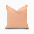 Tinsley Linen Coral Blush Pillow Cover Plain Pillow Covers