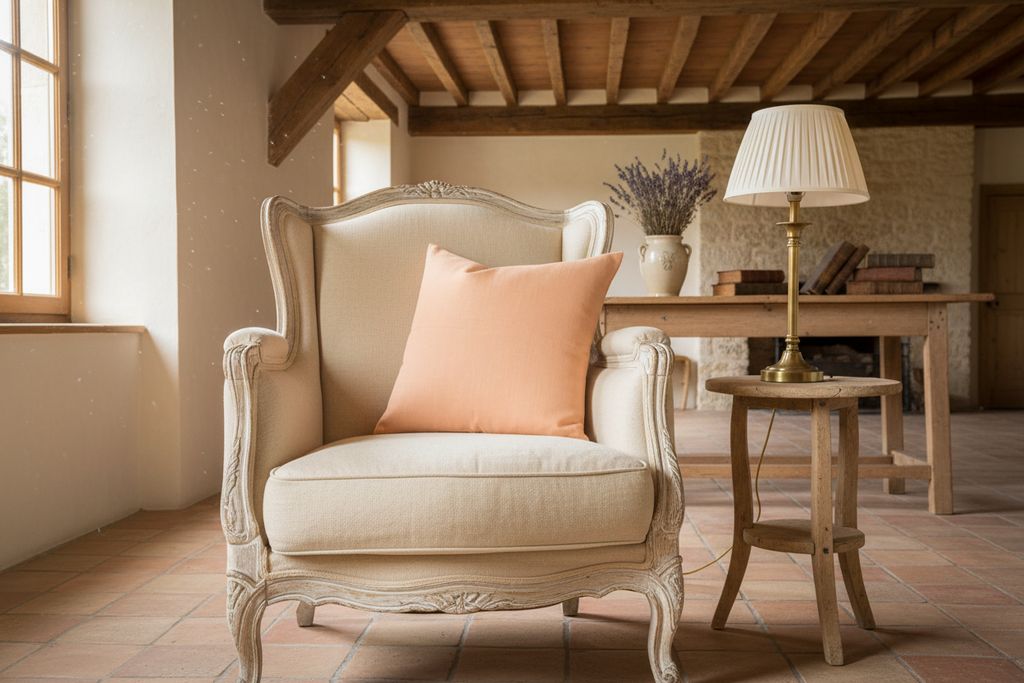 Tinsley Linen Coral Blush Pillow Cover Pillow Covers