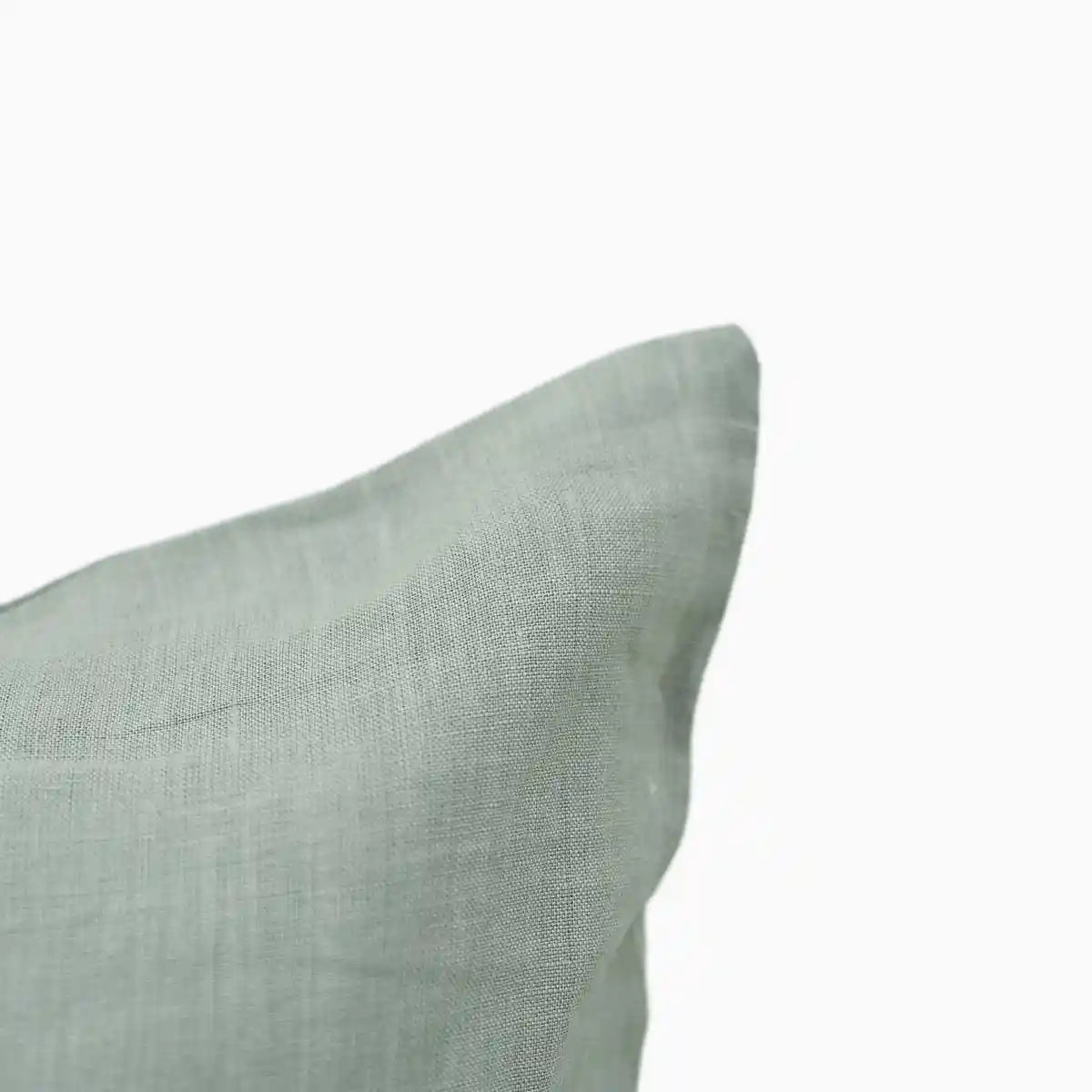 Fletcher Linen Aqua Pillow Cover Pillow Covers