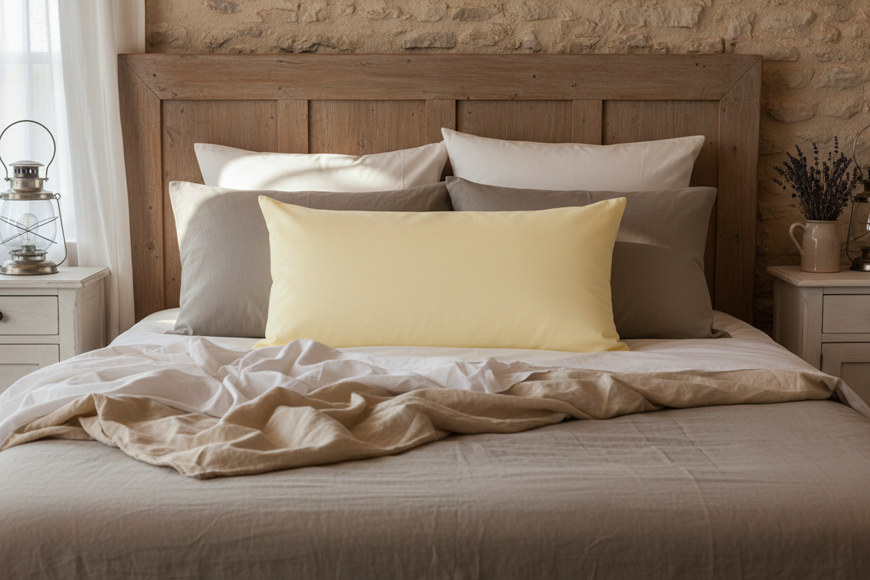 Keaton Linen Powder Blush Pillow Cover Pillow Covers