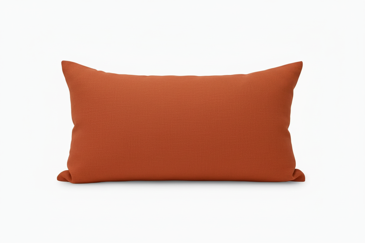 Sterling Linen Rust Pillow Cover Plain Pillow Covers
