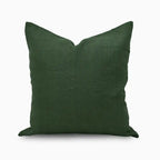 Adeline Linen Olivine Pillow Cover Plain Pillow Covers