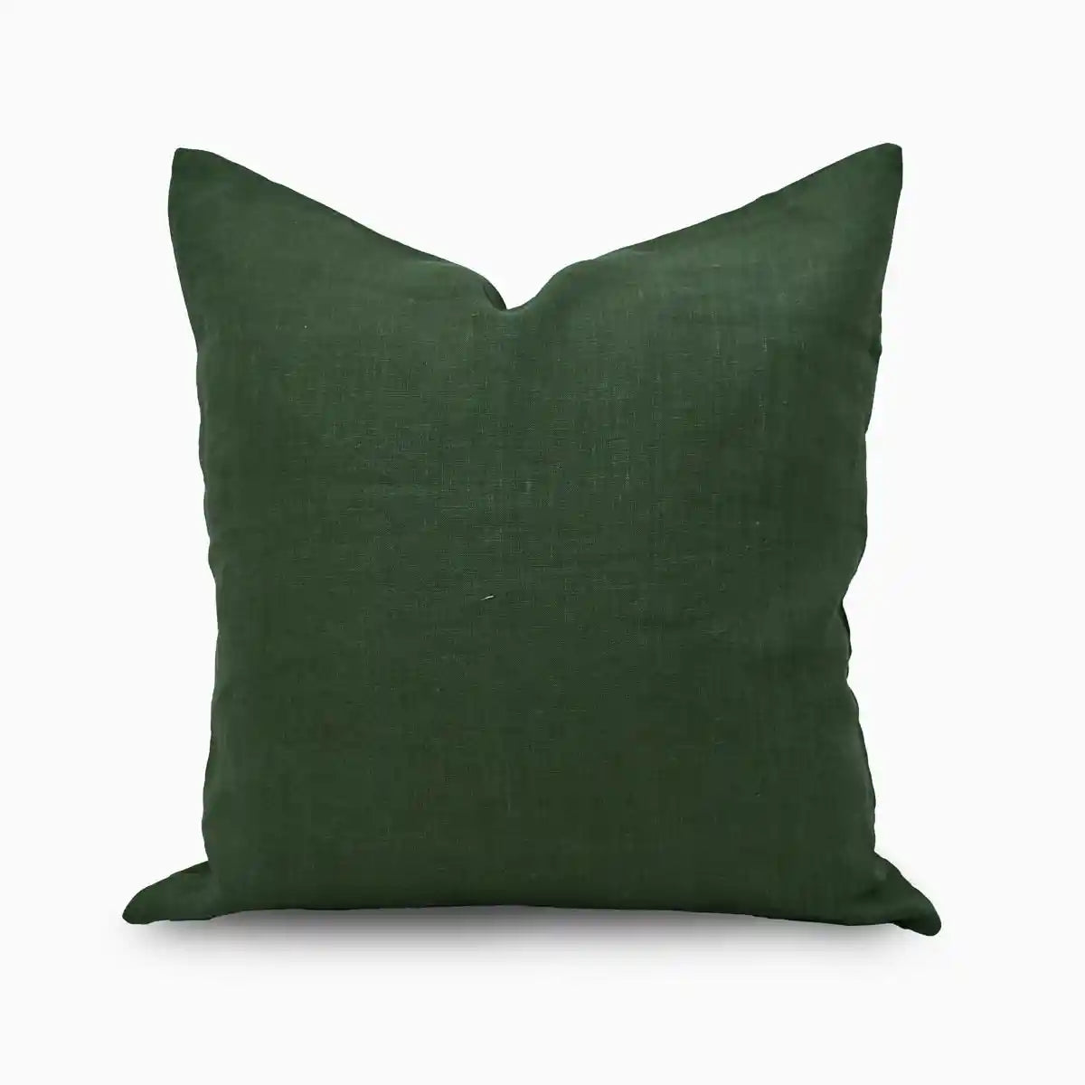Adeline Linen Olivine Pillow Cover Plain Pillow Covers