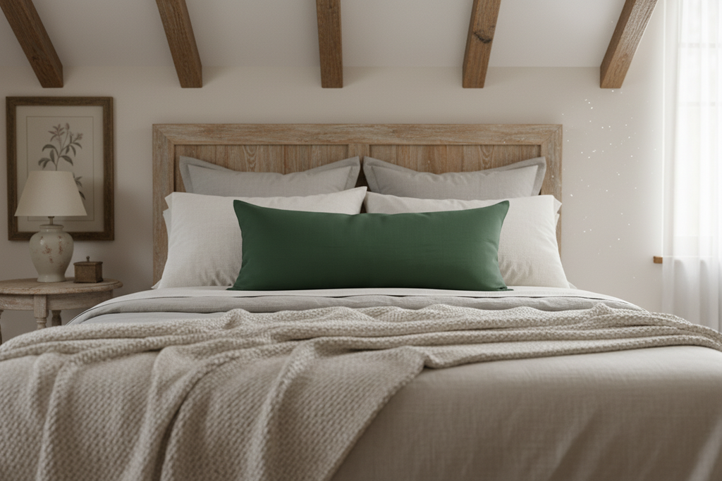 Adeline Linen Olivine Pillow Cover Pillow Covers