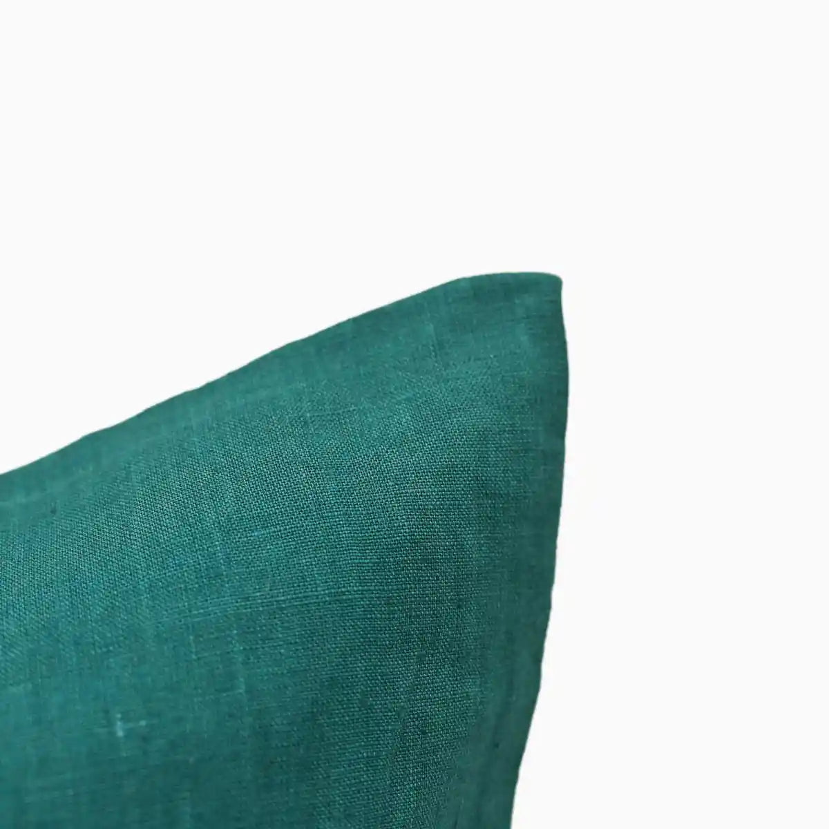 Isolde Linen Deep Teal Pillow Cover Pillow Covers