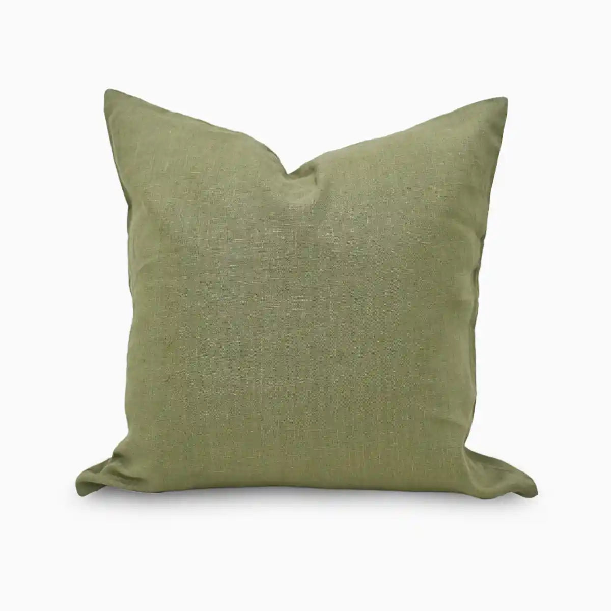 Penrose Linen Vintage Sage Pillow Cover Plain Pillow Covers