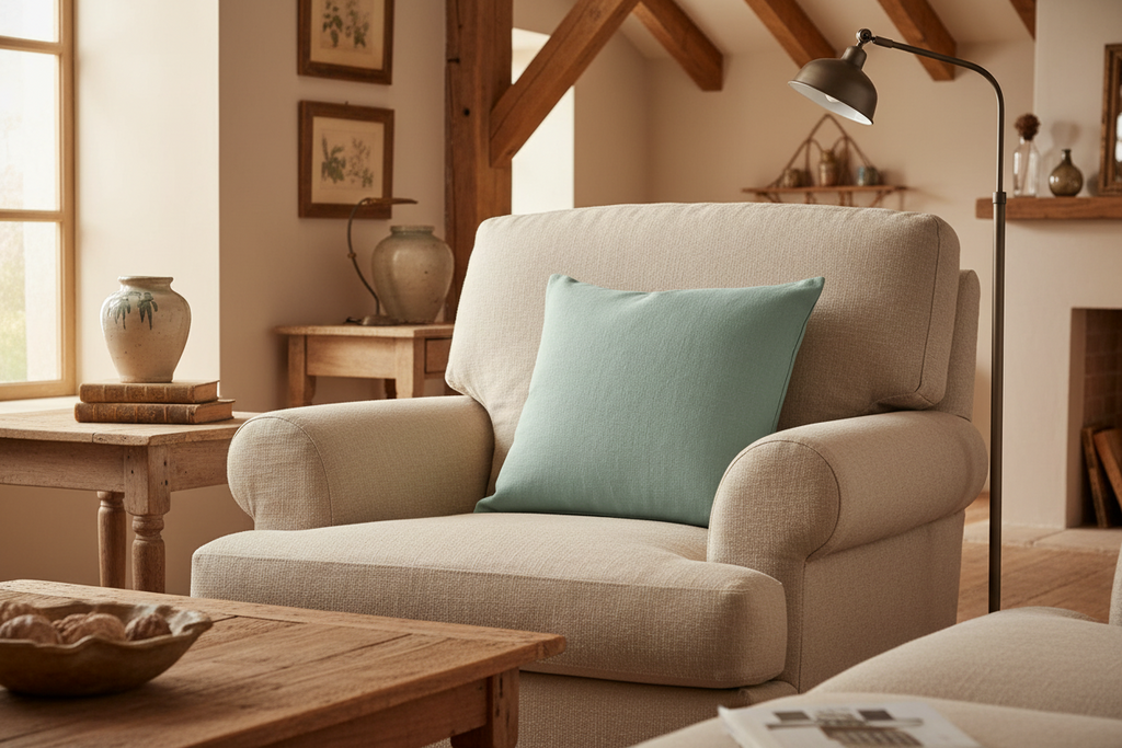 Montgomery Linen Misty Green Pillow Cover