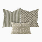 The Neutral Blend Pillow Cover (Set 3) Bundle