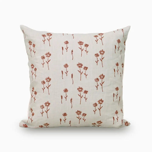 Bloom Rust Pillow Cover 16"X42" Double Sided Pillow Covers