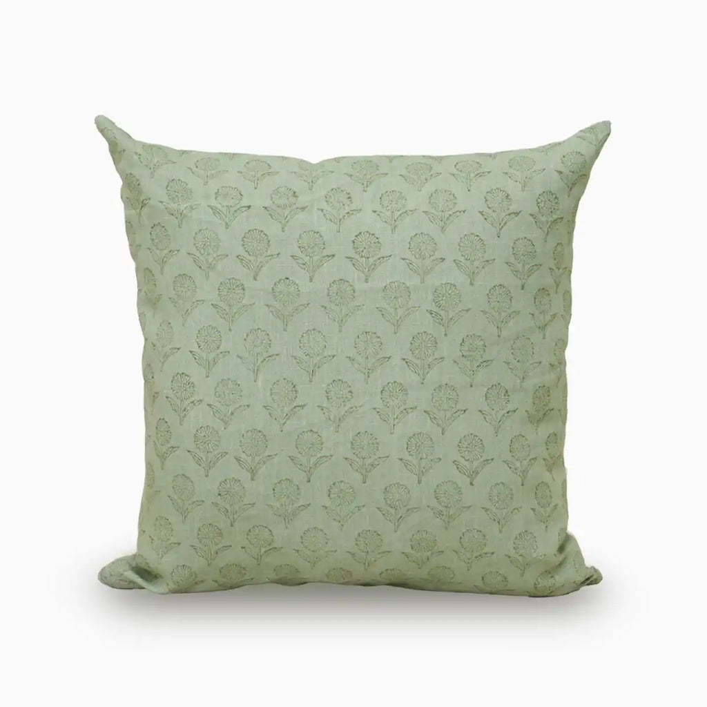 Ditsy Bloom Sage Green Pillow Cover 16"X42" Double Sided Pillow Covers