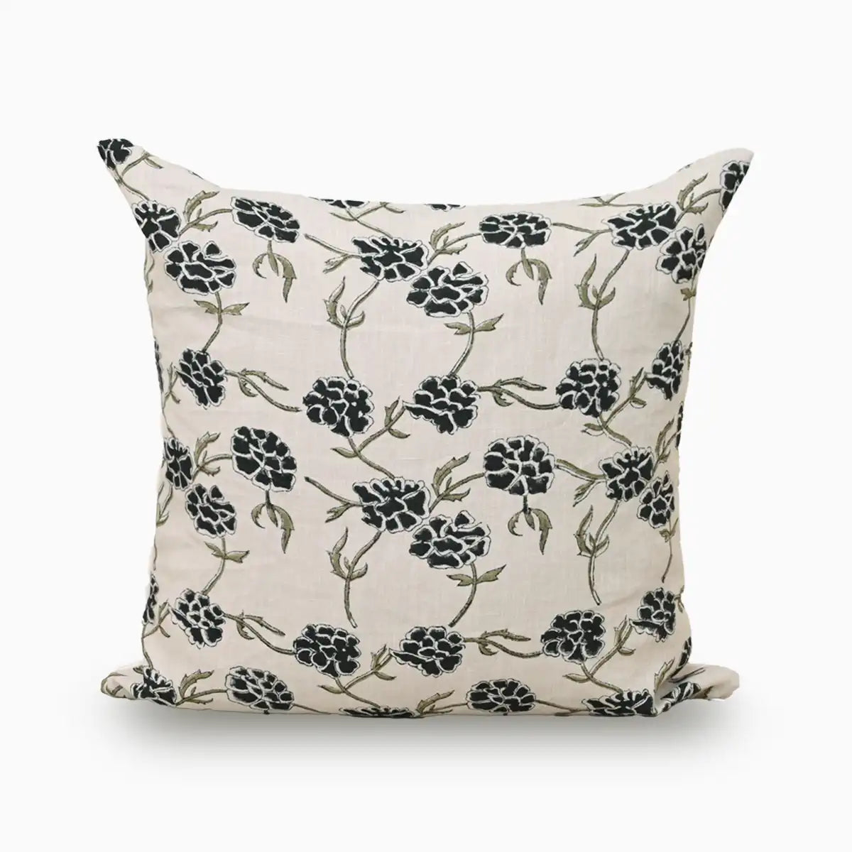 Botanica Black Pillow Cover 16"X42" Double Sided Pillow Covers