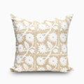 Hayley Beige Floral Pillow Cover Pillow Covers