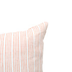 The Linear Muse Coral Stripe Pillow Cover Pillow Covers
