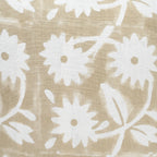 Hayley Beige Floral Pillow Cover Pillow Covers