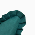 Isolde Linen Deep Teal Pillow Cover Pillow Covers