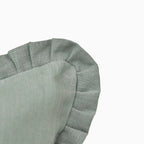 Fletcher Linen Aqua Pillow Cover Pillow Covers