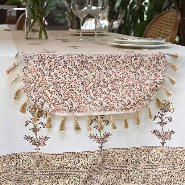 Elora Hand-Block Printed Table Runner