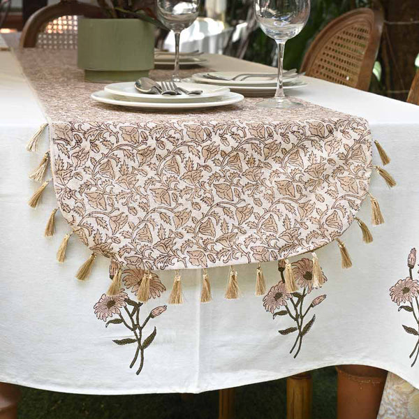 Selma Hand-Block Printed Table Runner