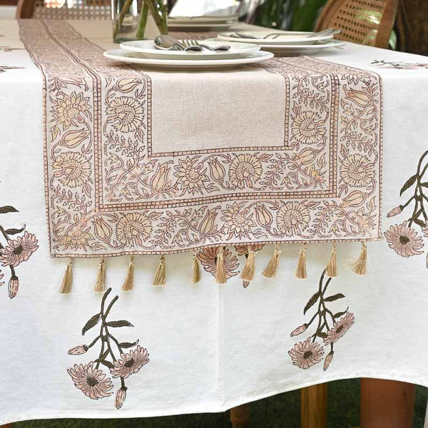 Lennox Hand-Block Printed Table Runner