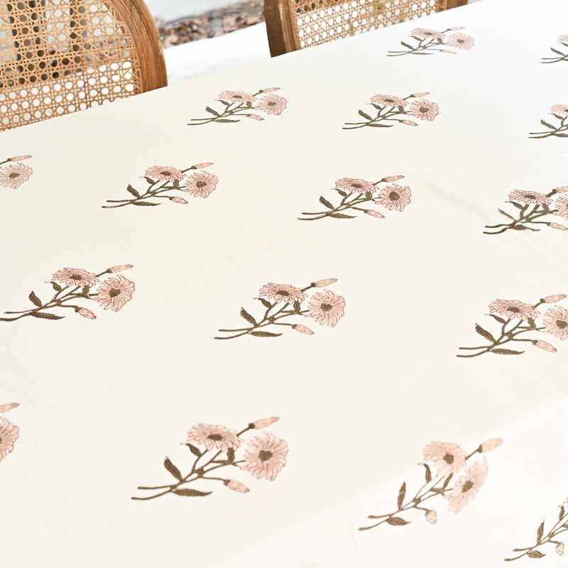 Champa Botanical Print Table Cloth