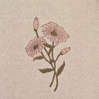 Hand Block Print Table Runner – Natural Beige, Fawn & Chestnut