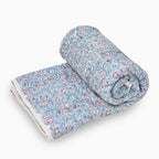 Willow Hand Block Printed Quilt Quilts