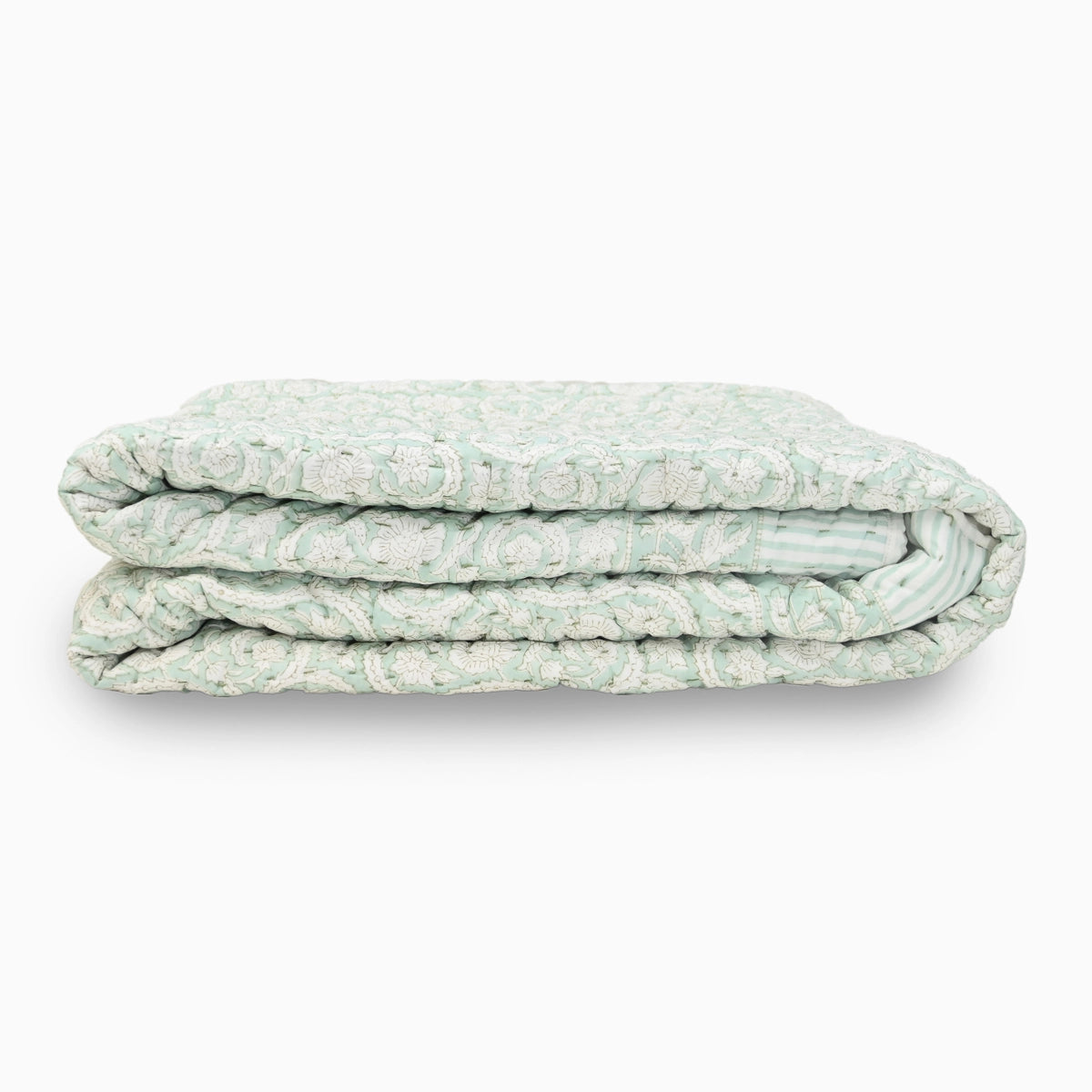 Esma Hand Block Printed Quilt