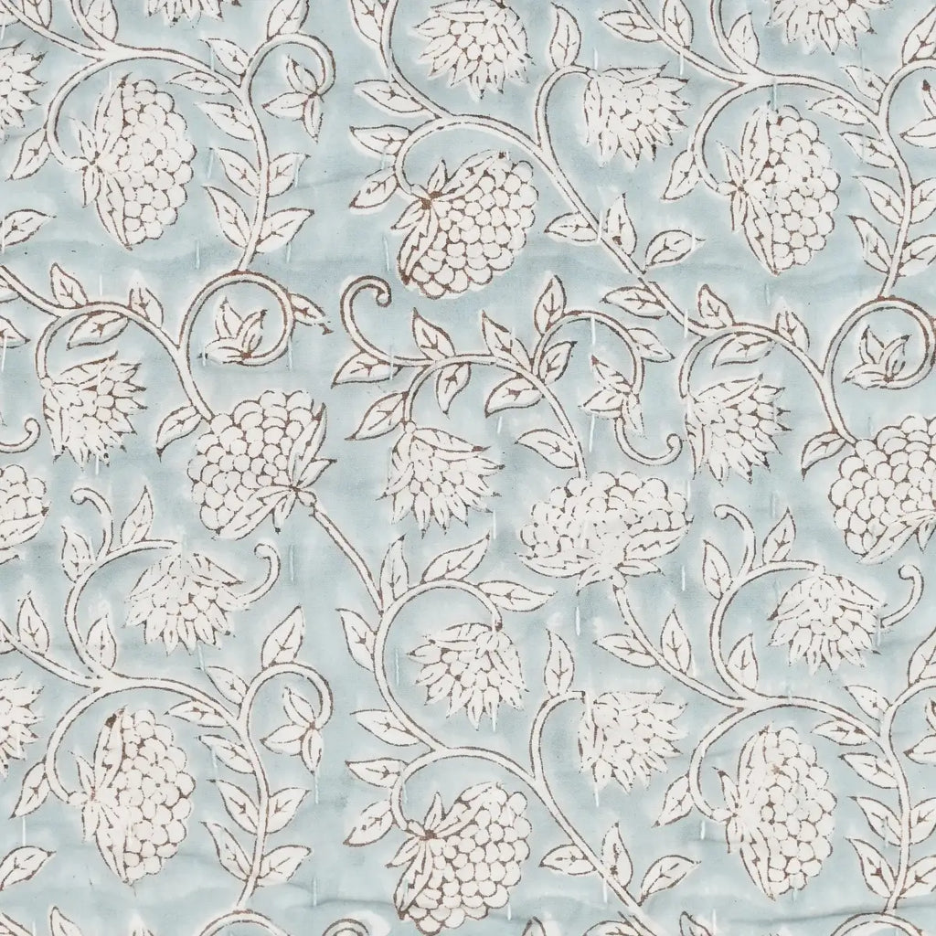 Steve Hand Block Printed Quilt Quilts