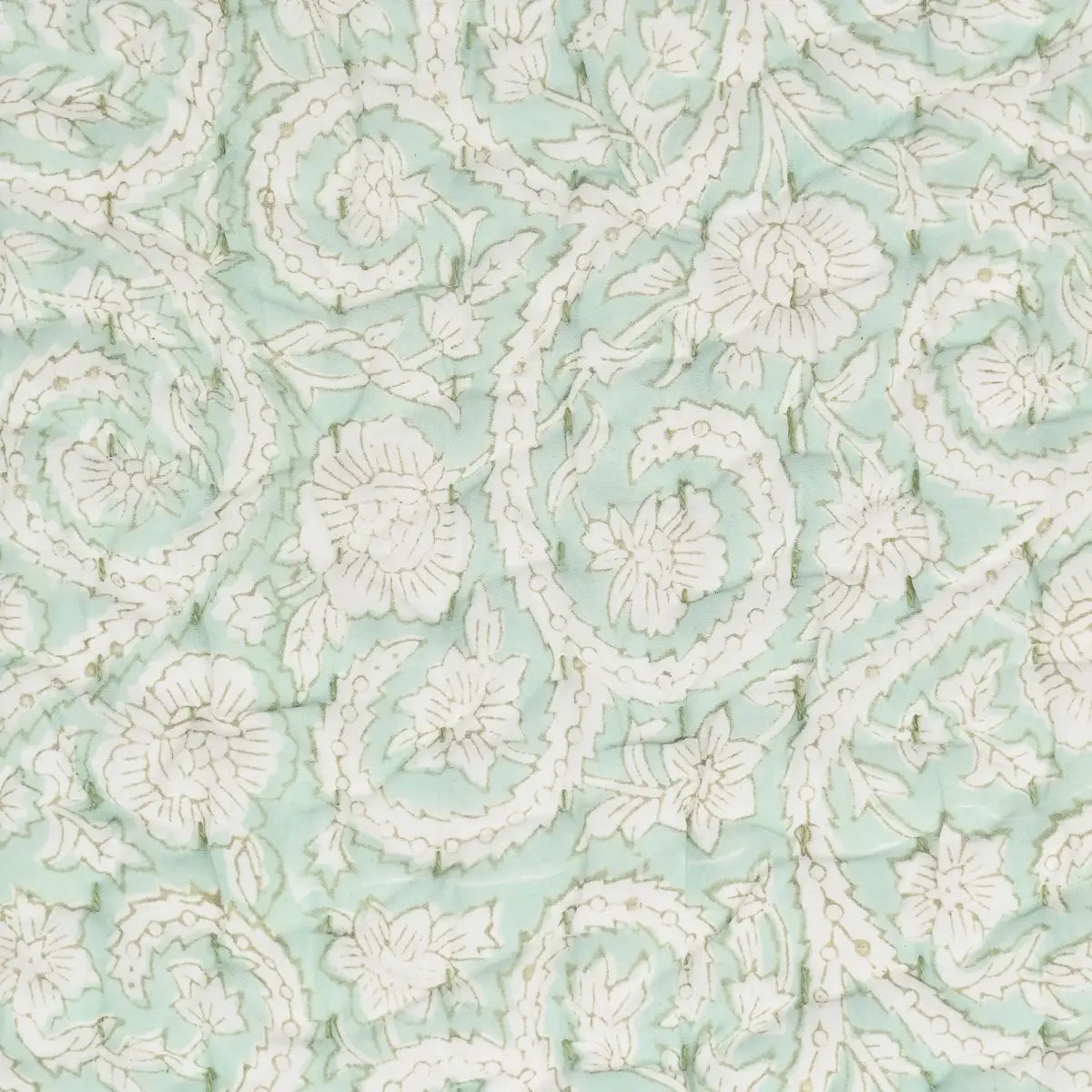 Esma Hand Block Printed Quilt