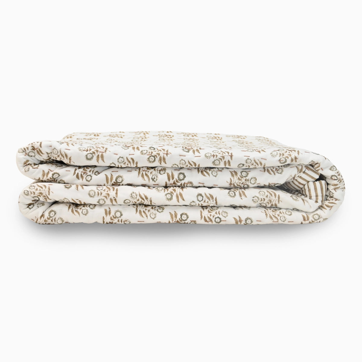 Genevieve Hand Block Printed Quilt