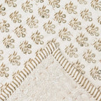 Genevieve Hand Block Printed Quilt Quilts