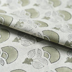 Hepburn Block Print Linen Fabric