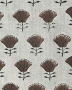 Arianna Block Printed Upholstery Linen Fabric Linen Fabric